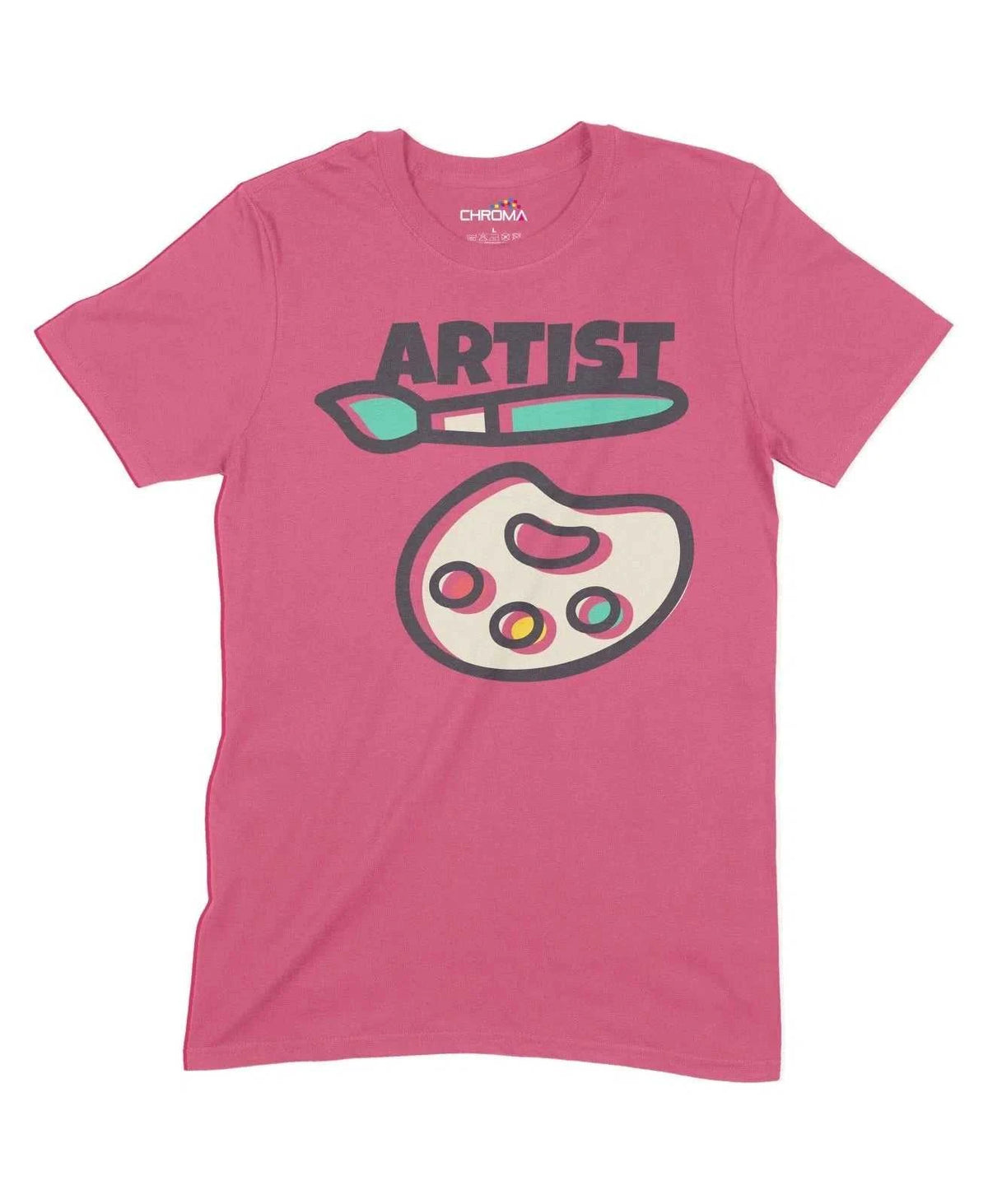 Artist Brush Unisex Adult T-Shirt Chroma Clothing
