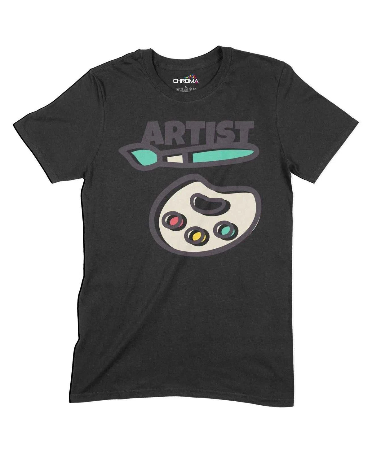 Artist Brush Unisex Adult T-Shirt Chroma Clothing