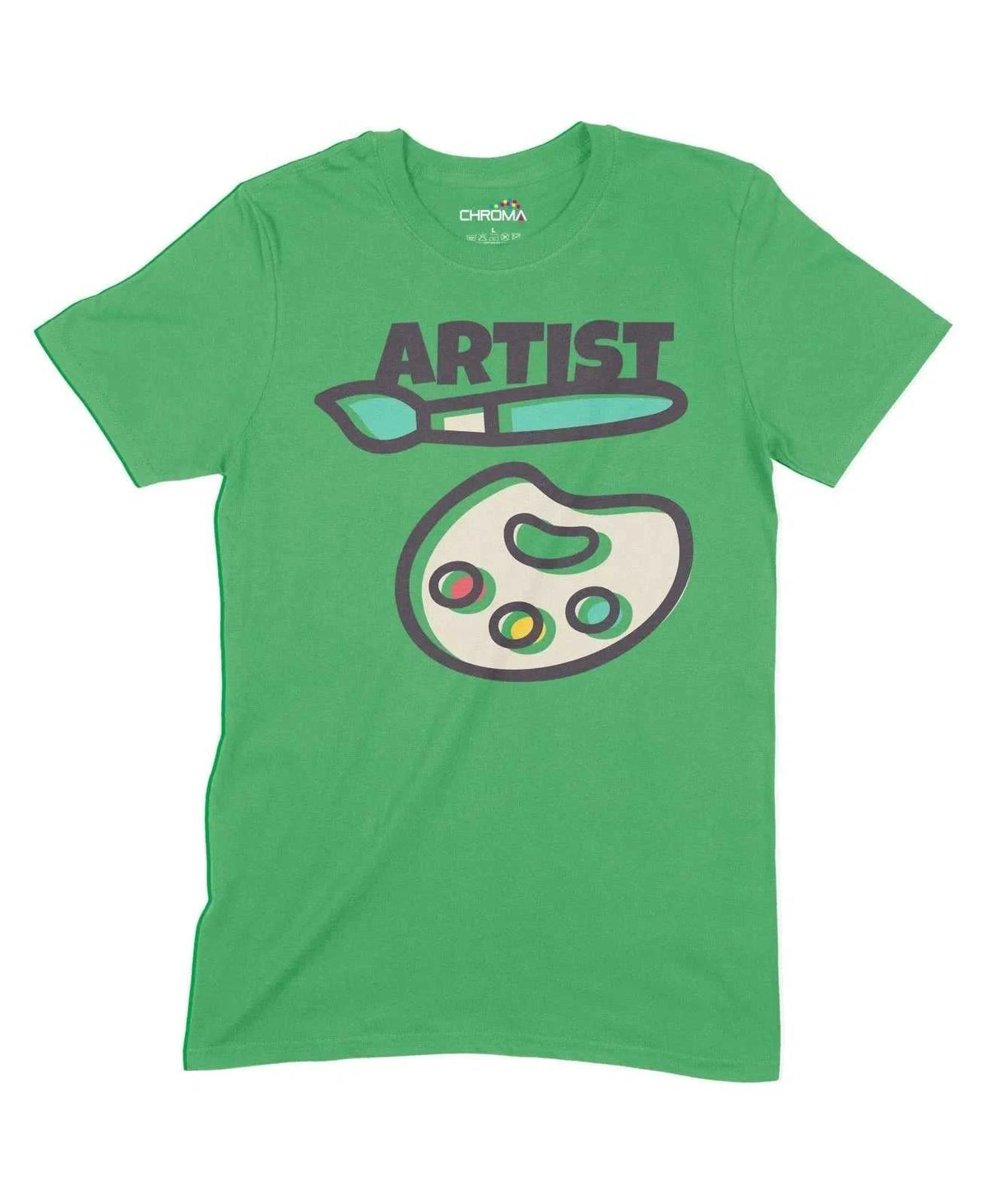 Artist Brush Unisex Adult T-Shirt Chroma Clothing