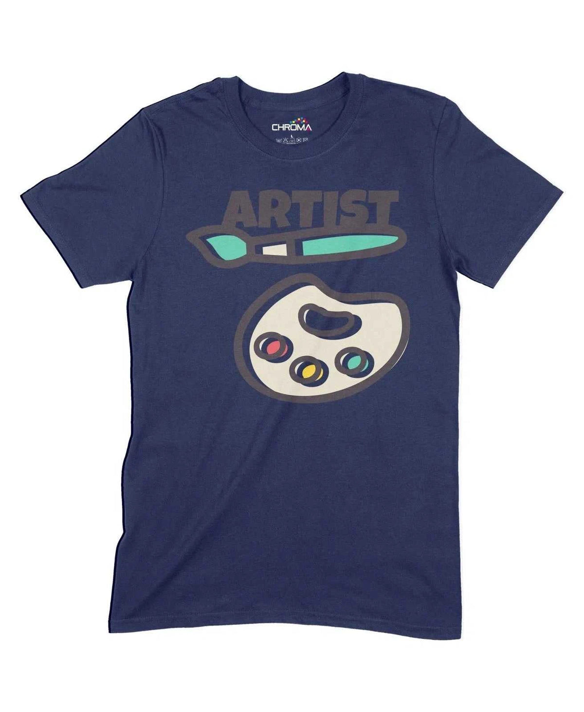 Artist Brush Unisex Adult T-Shirt Chroma Clothing