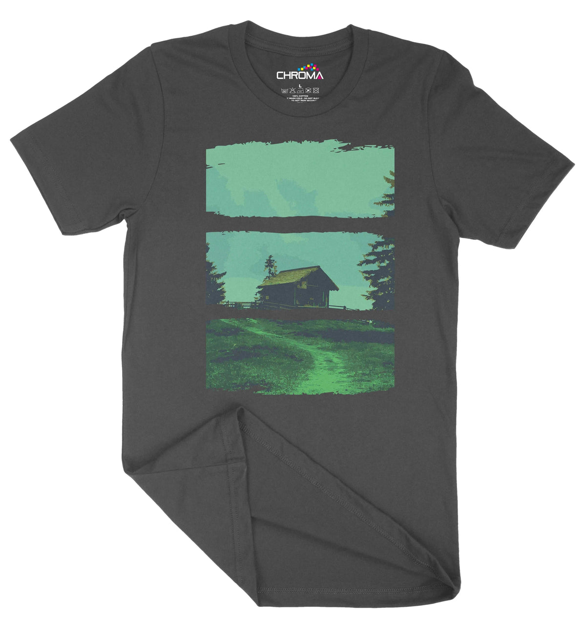 At The Cabin Unisex Adult T-Shirt | Premium Quality Streetwear Chroma Clothing