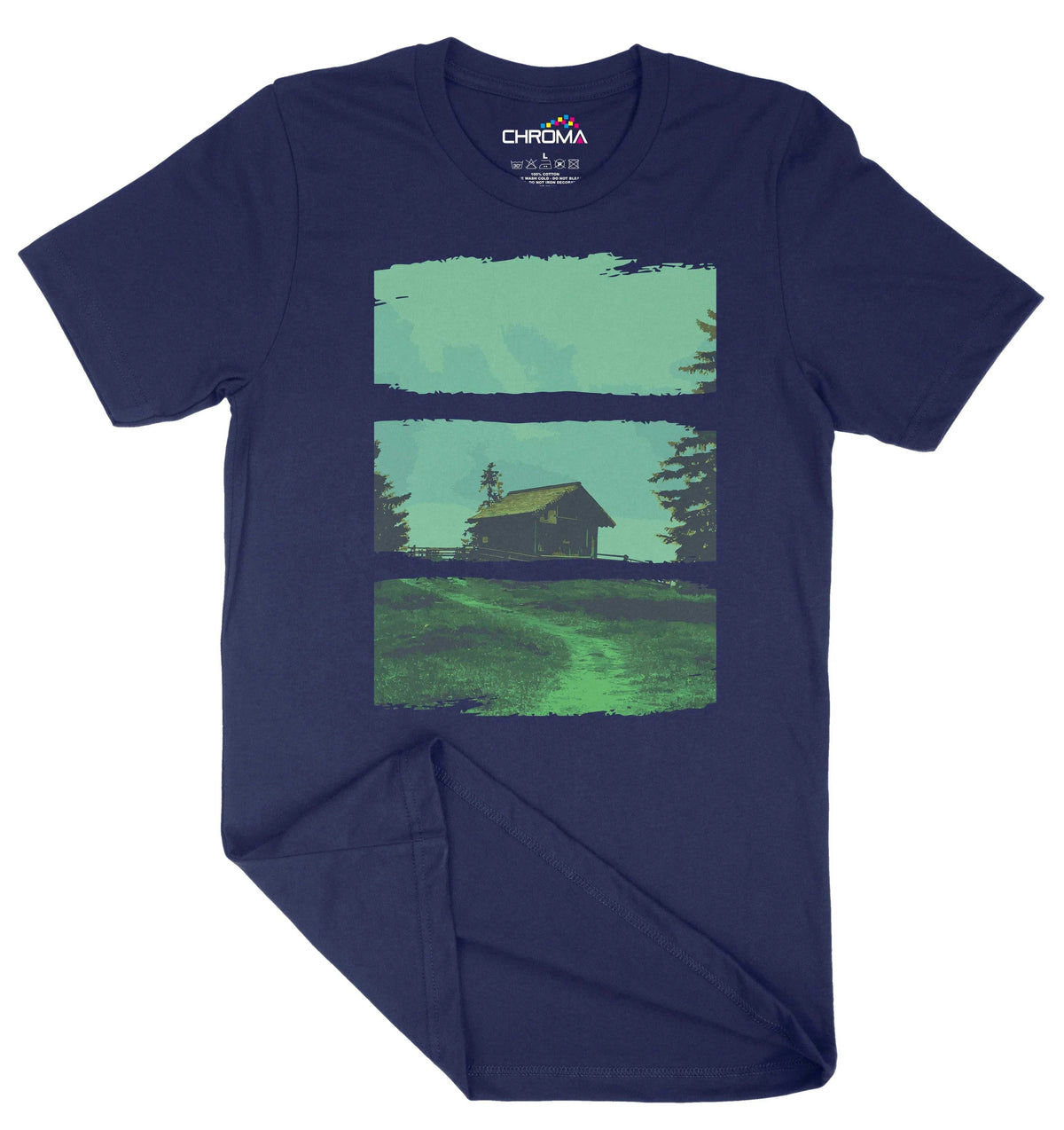 At The Cabin Unisex Adult T-Shirt | Premium Quality Streetwear Chroma Clothing