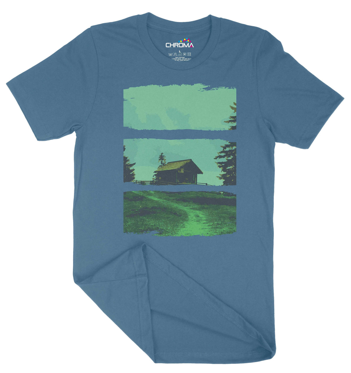 At The Cabin Unisex Adult T-Shirt | Premium Quality Streetwear Chroma Clothing
