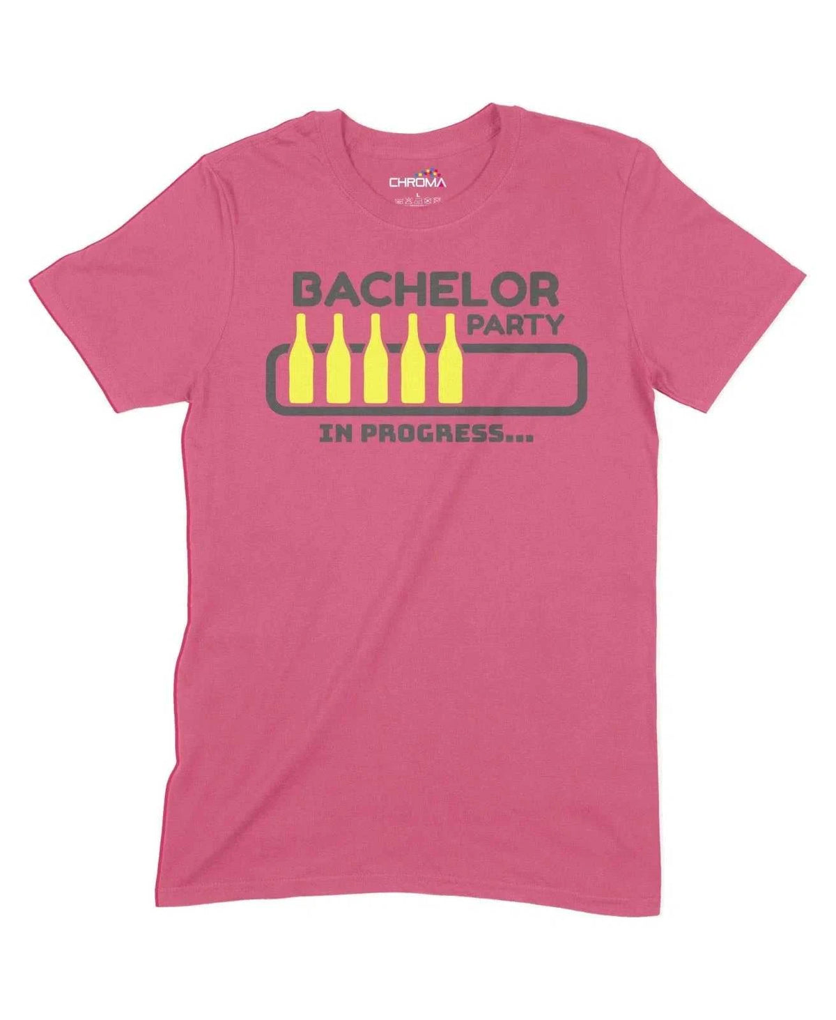 Bachelor Party In Progress Unisex Adult T-Shirt Chroma Clothing