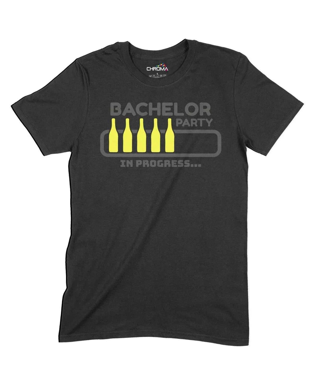 Bachelor Party In Progress Unisex Adult T-Shirt Chroma Clothing