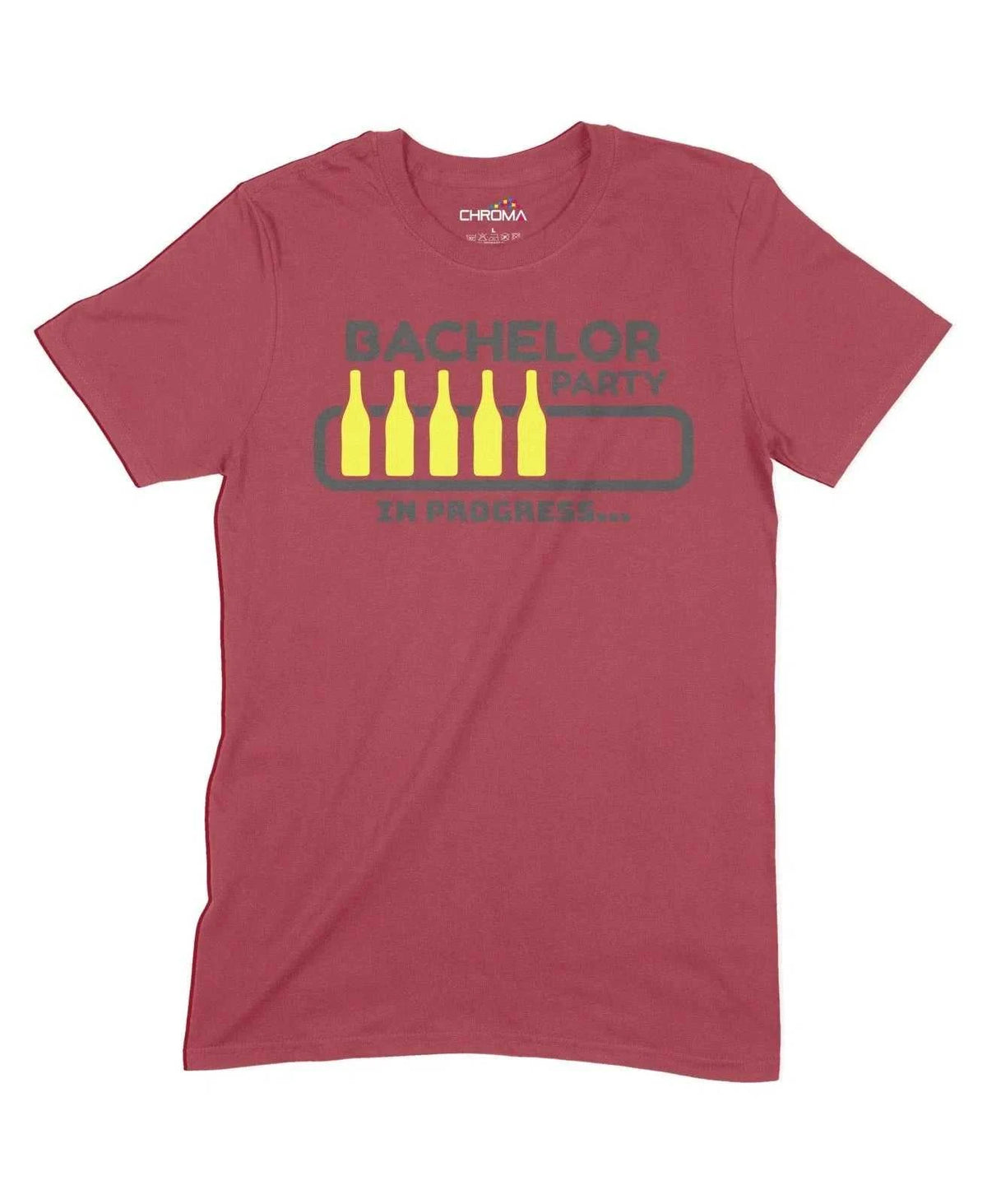 Bachelor Party In Progress Unisex Adult T-Shirt Chroma Clothing