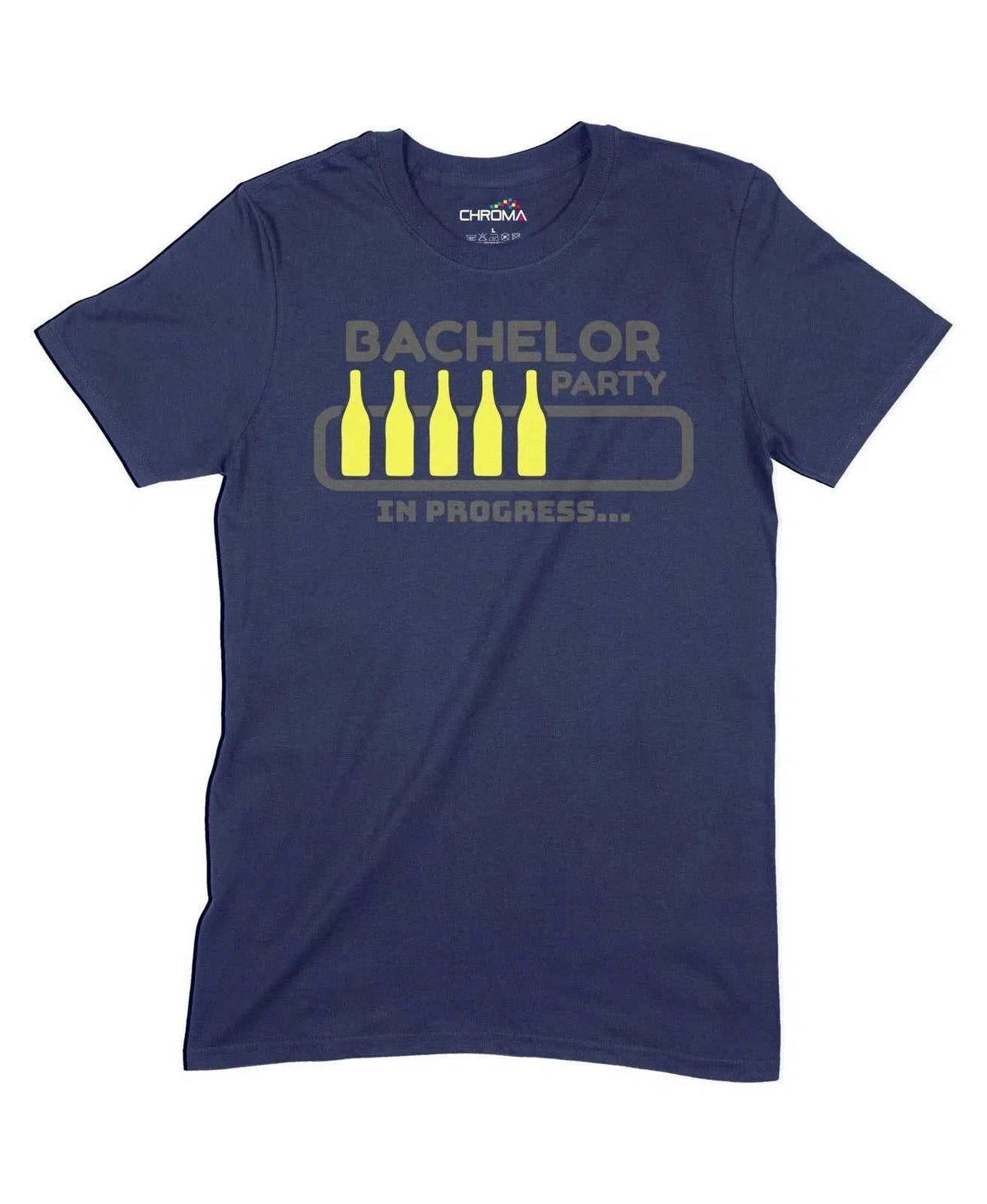 Bachelor Party In Progress Unisex Adult T-Shirt Chroma Clothing