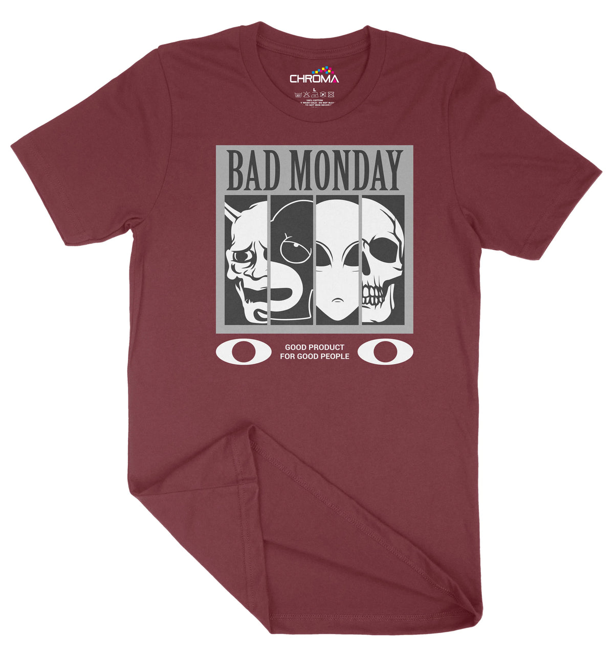 Bad Monday Unisex Adult T-Shirt | Premium Quality Streetwear Chroma Clothing