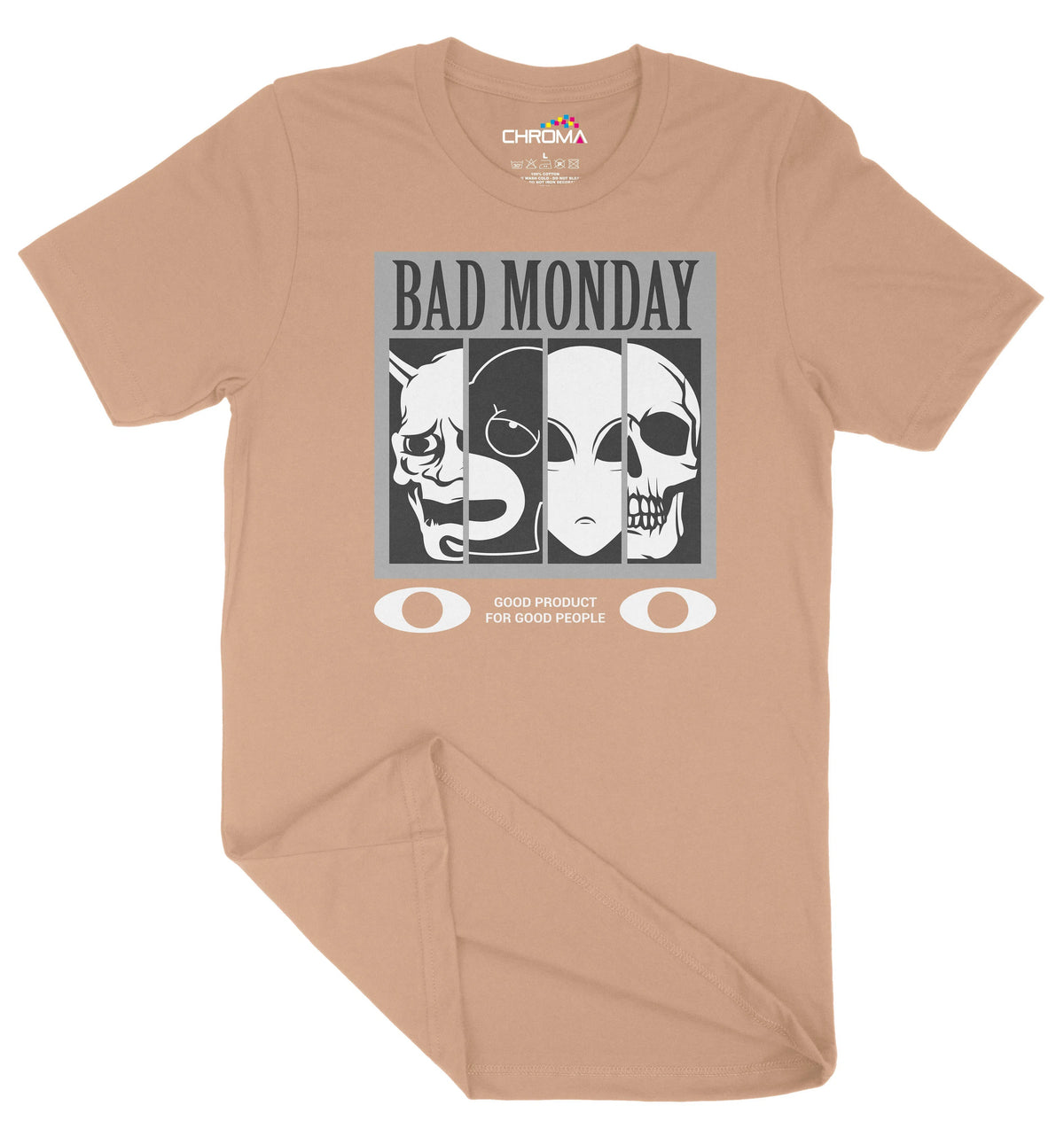 Bad Monday Unisex Adult T-Shirt | Premium Quality Streetwear Chroma Clothing
