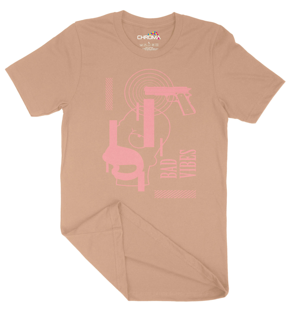 Bad Vibes Unisex Adult T-Shirt | Premium Quality Streetwear Chroma Clothing