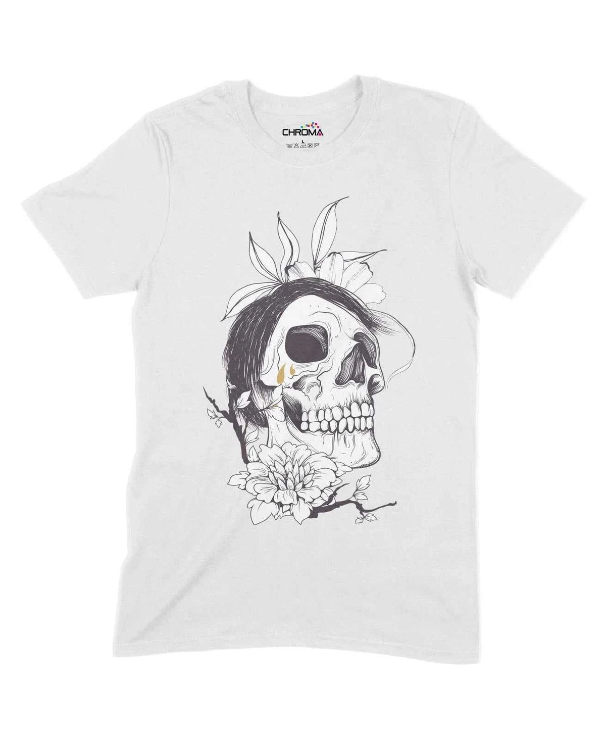 Ballpen Skull Unisex Adult T-Shirt Chroma Clothing
