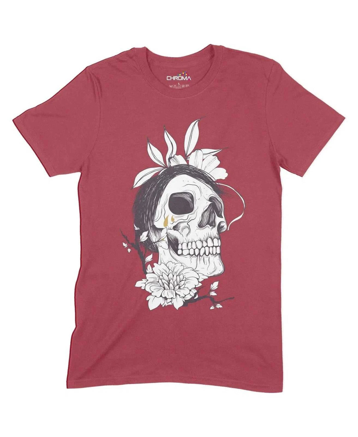 Ballpen Skull Unisex Adult T-Shirt Chroma Clothing