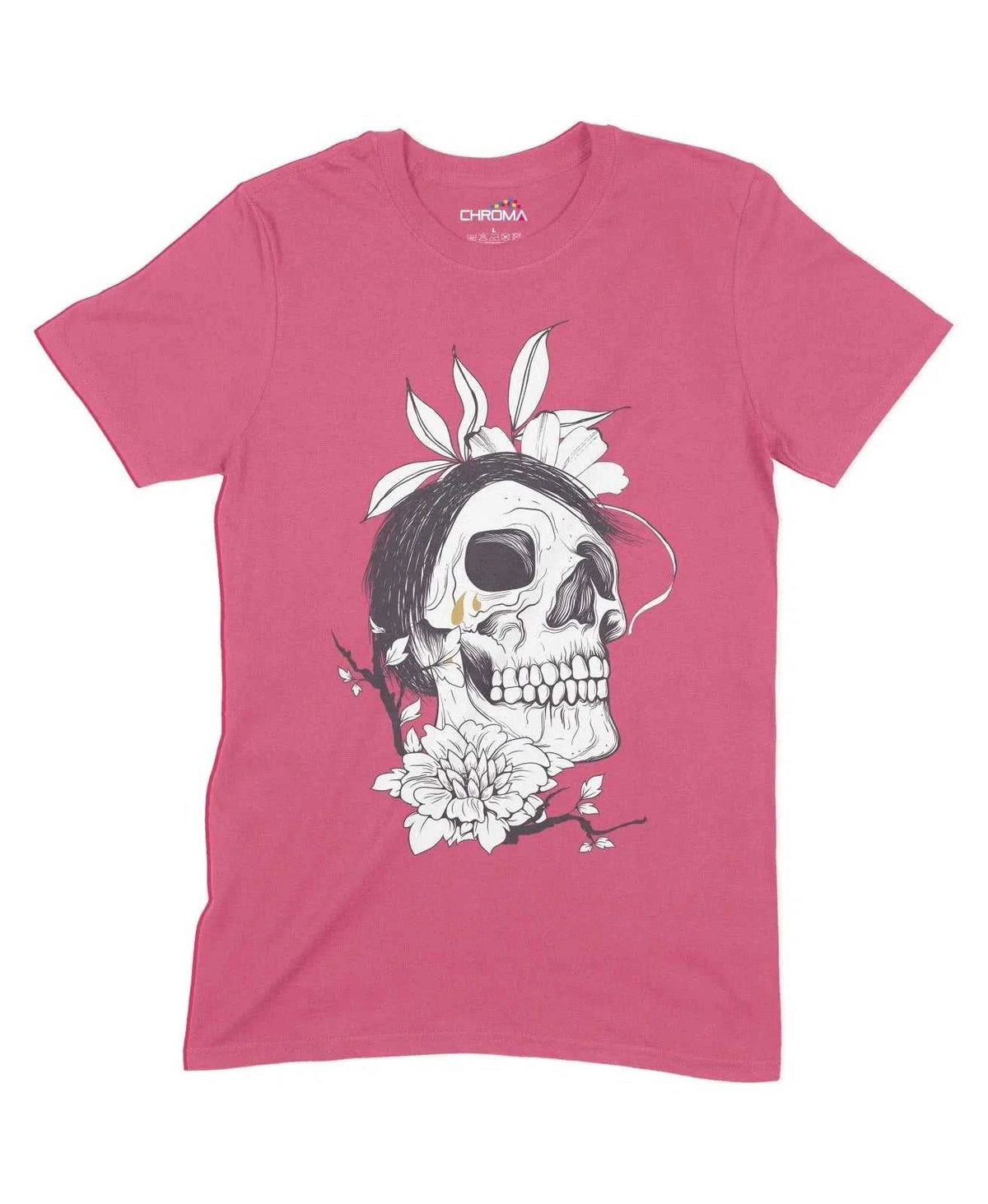 Ballpen Skull Unisex Adult T-Shirt Chroma Clothing