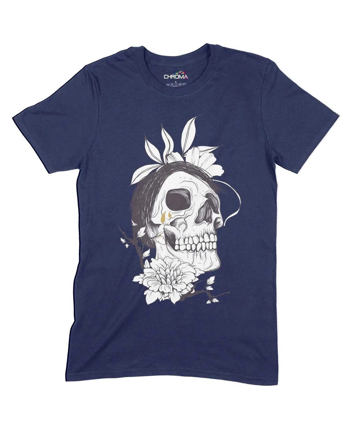Ballpen Skull Unisex Adult T-Shirt Chroma Clothing