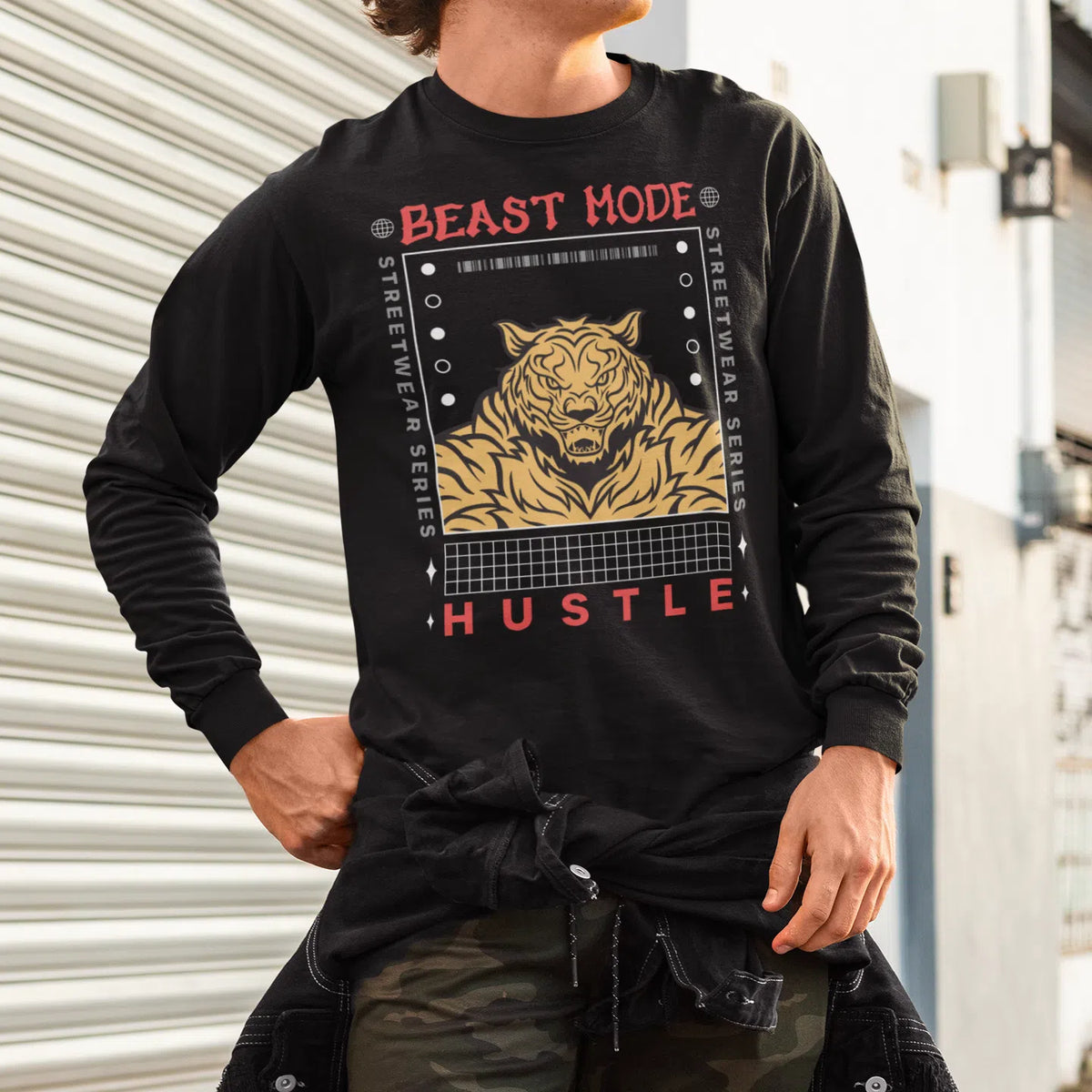 Beast Mode | Long-Sleeve T-Shirt | Premium Quality Streetwear Chroma Clothing