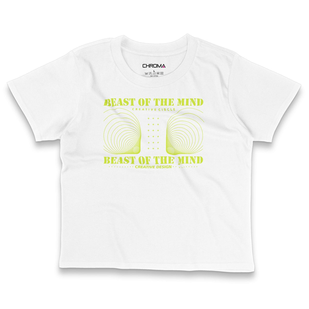 Beast Of The Mind | Women's Cropped T-Shirt Chroma Clothing