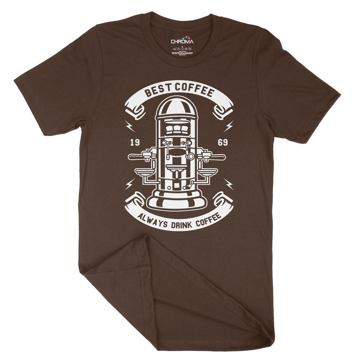 Best Coffee | Vintage Adult T-Shirt | Classic Vintage Clothing Chroma Clothing