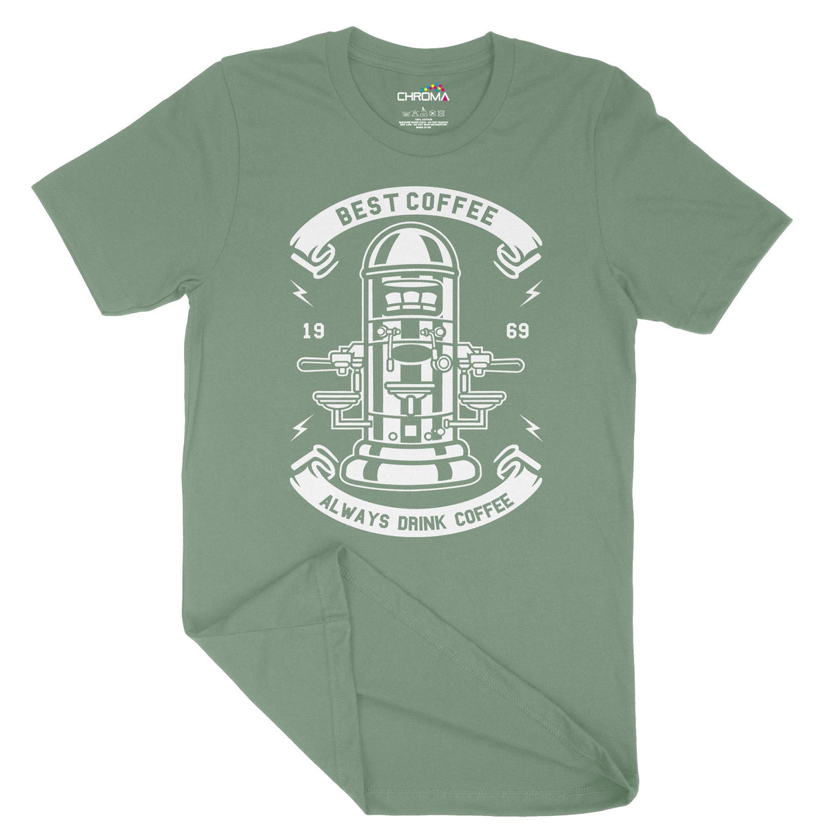 Best Coffee | Vintage Adult T-Shirt | Classic Vintage Clothing Chroma Clothing