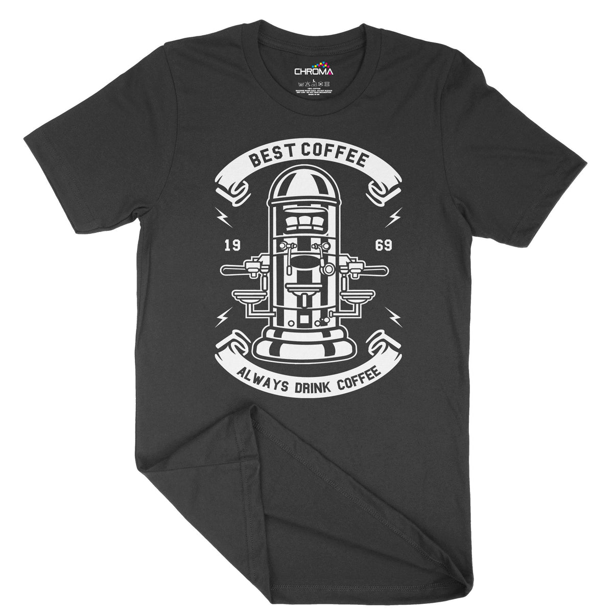 Best Coffee | Vintage Adult T-Shirt | Classic Vintage Clothing Chroma Clothing