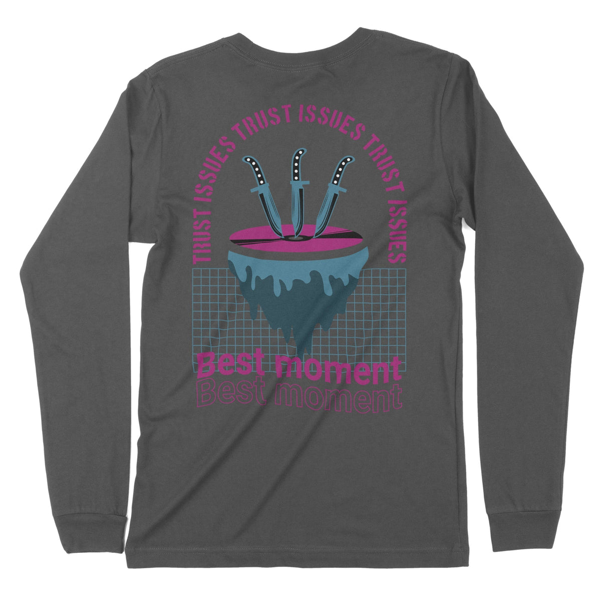 Best Moment | Back Print | Long-Sleeve T-Shirt | Premium Quality Stree Chroma Clothing