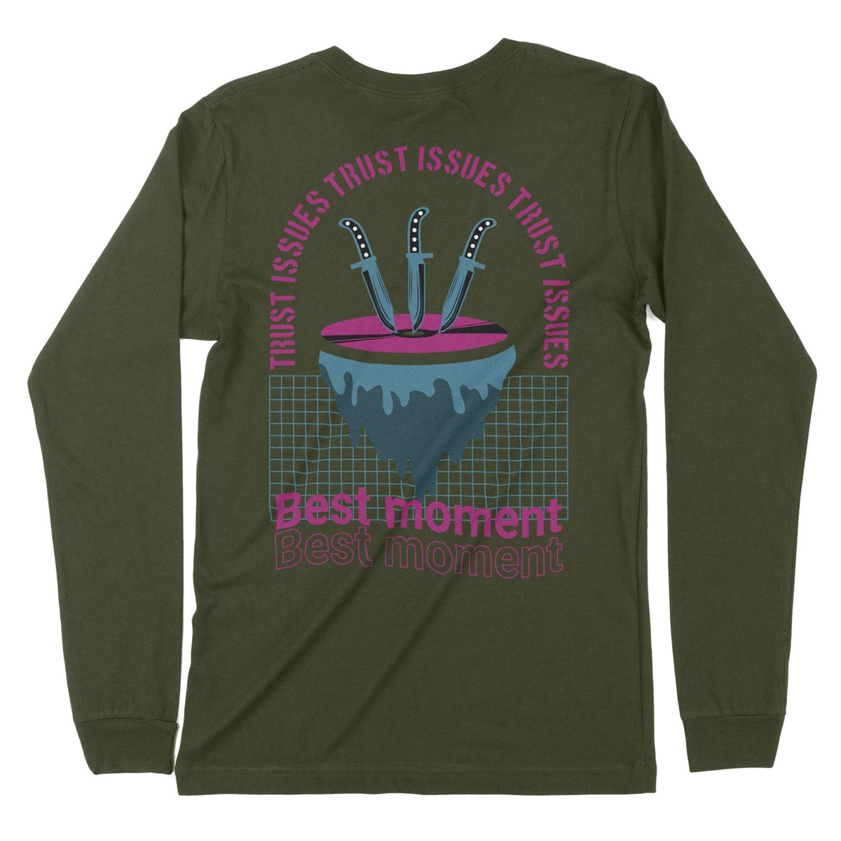 Best Moment | Back Print | Long-Sleeve T-Shirt | Premium Quality Stree Chroma Clothing