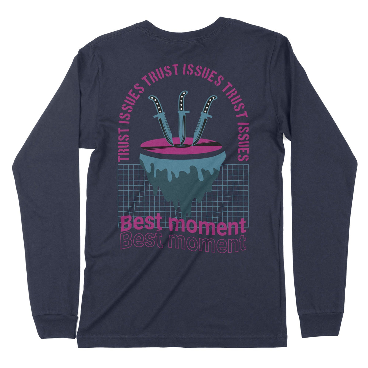 Best Moment | Back Print | Long-Sleeve T-Shirt | Premium Quality Stree Chroma Clothing
