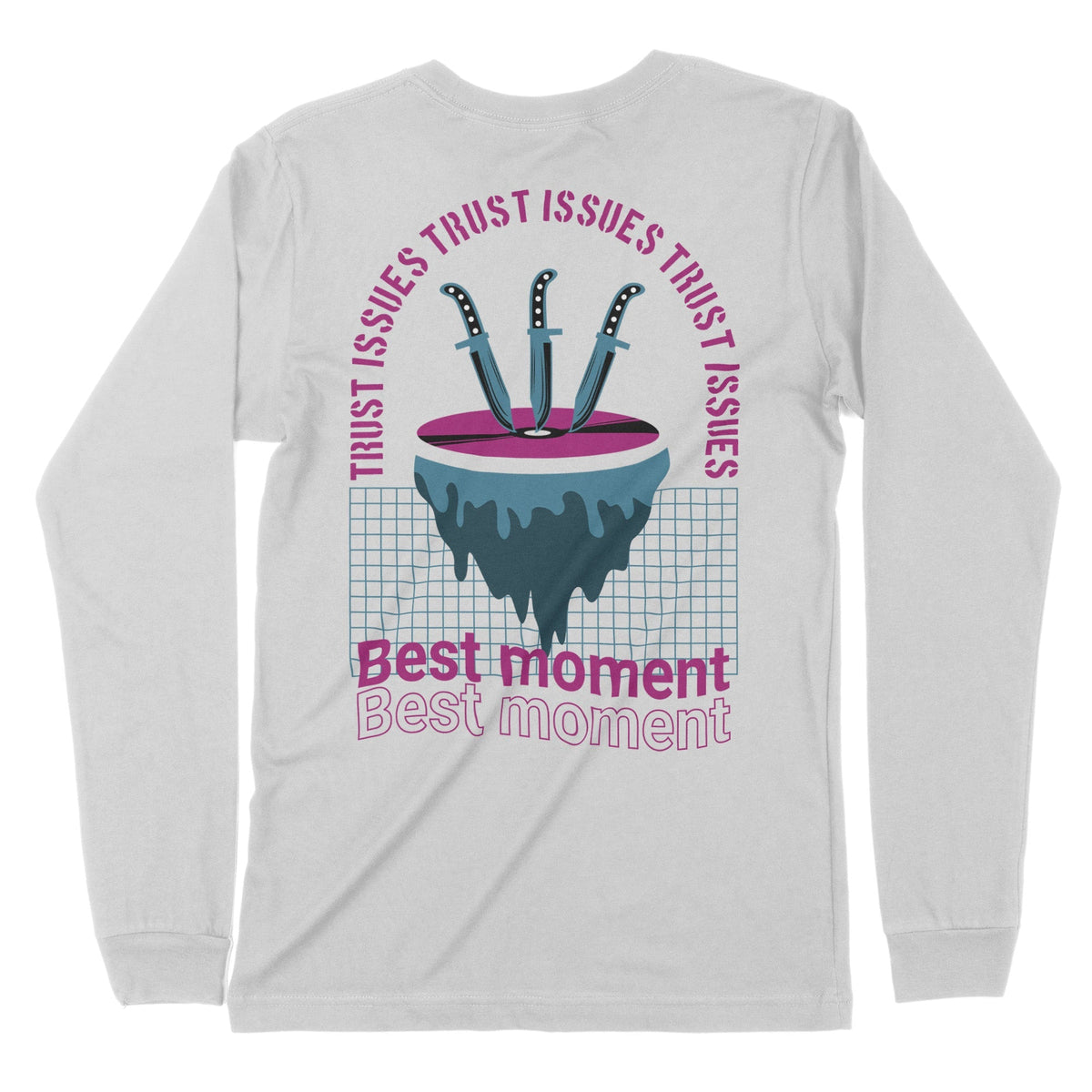 Best Moment | Back Print | Long-Sleeve T-Shirt | Premium Quality Stree Chroma Clothing