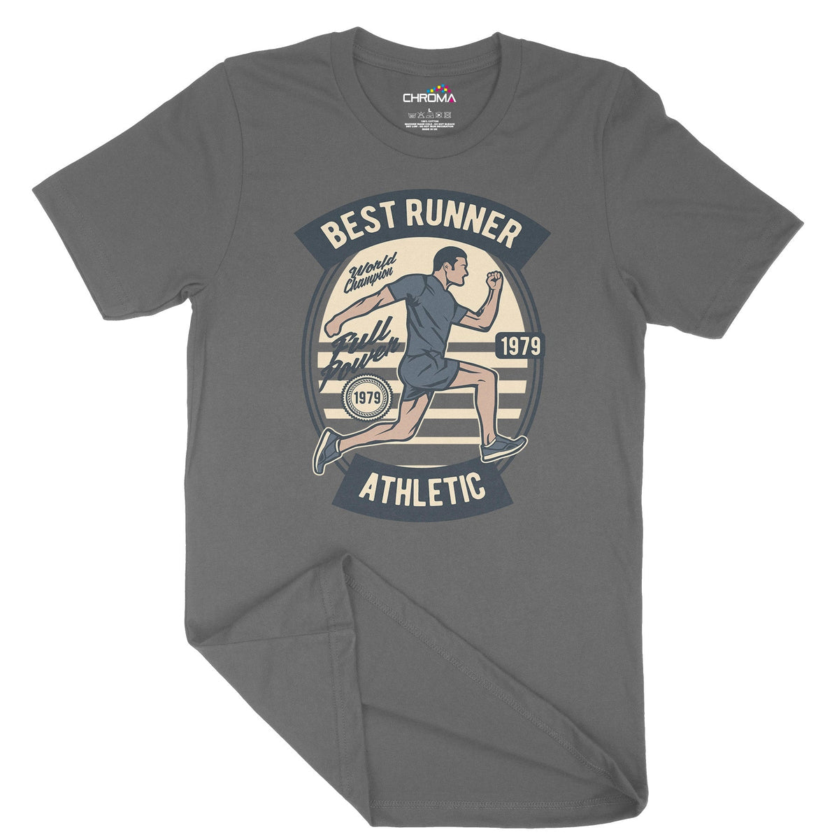 Best Runner Athletic | Vintage Adult T-Shirt | Classic Vintage Clothin Chroma Clothing