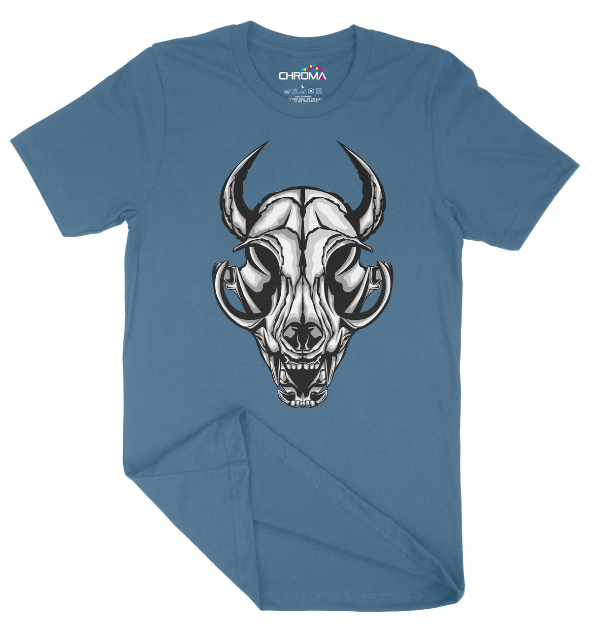 Bone Skull Unisex Adult T-Shirt | Premium Quality Streetwear Chroma Clothing
