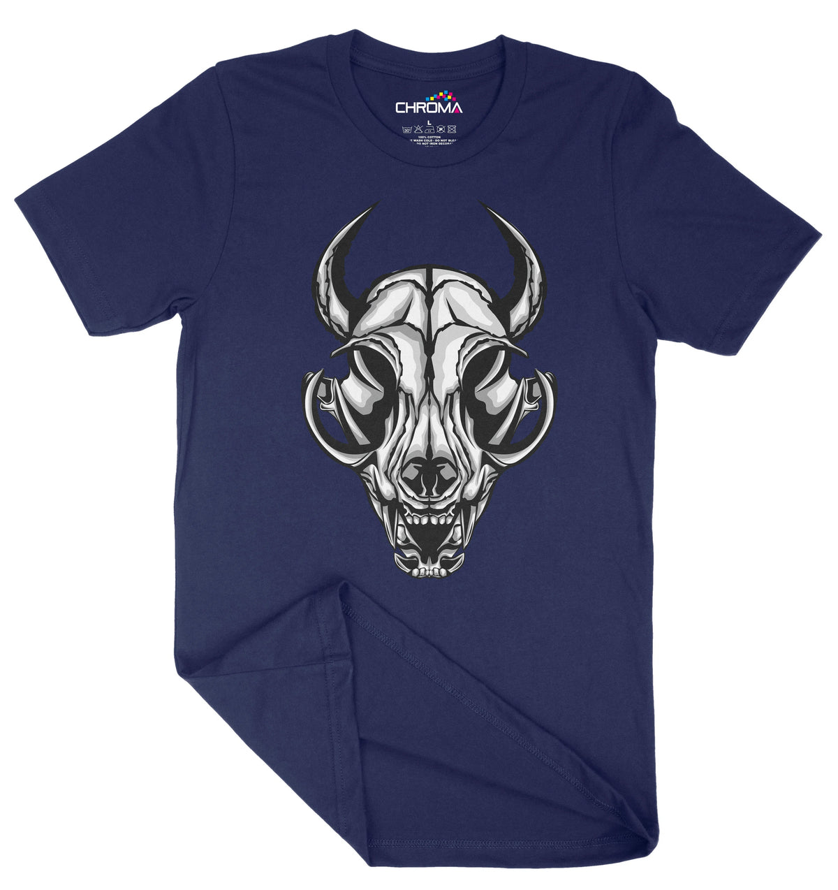 Bone Skull Unisex Adult T-Shirt | Premium Quality Streetwear Chroma Clothing