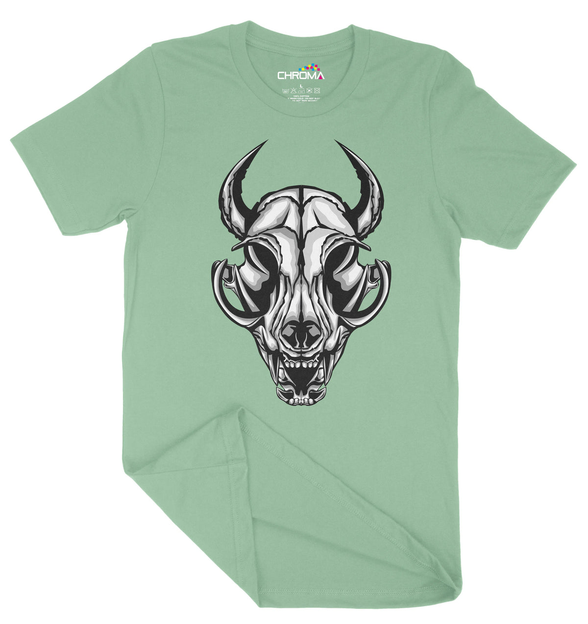 Bone Skull Unisex Adult T-Shirt | Premium Quality Streetwear Chroma Clothing
