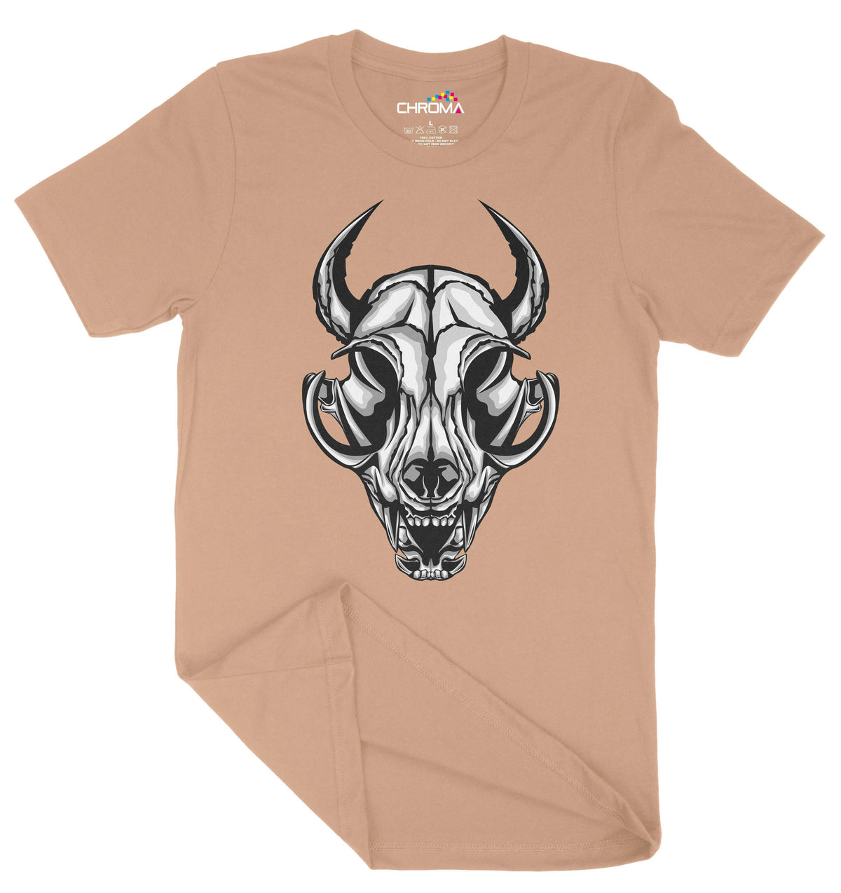 Bone Skull Unisex Adult T-Shirt | Premium Quality Streetwear Chroma Clothing