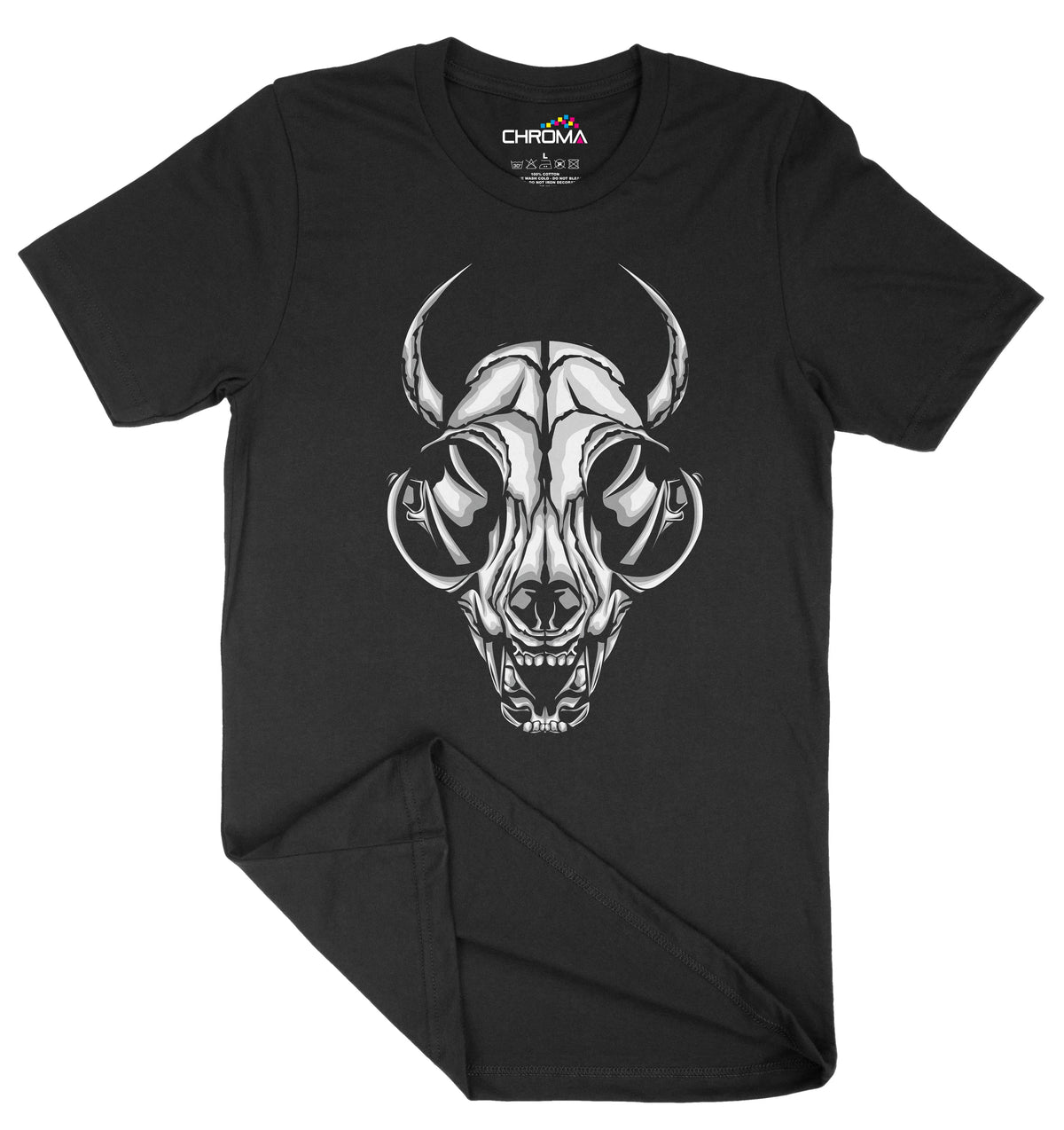 Bone Skull Unisex Adult T-Shirt | Premium Quality Streetwear Chroma Clothing