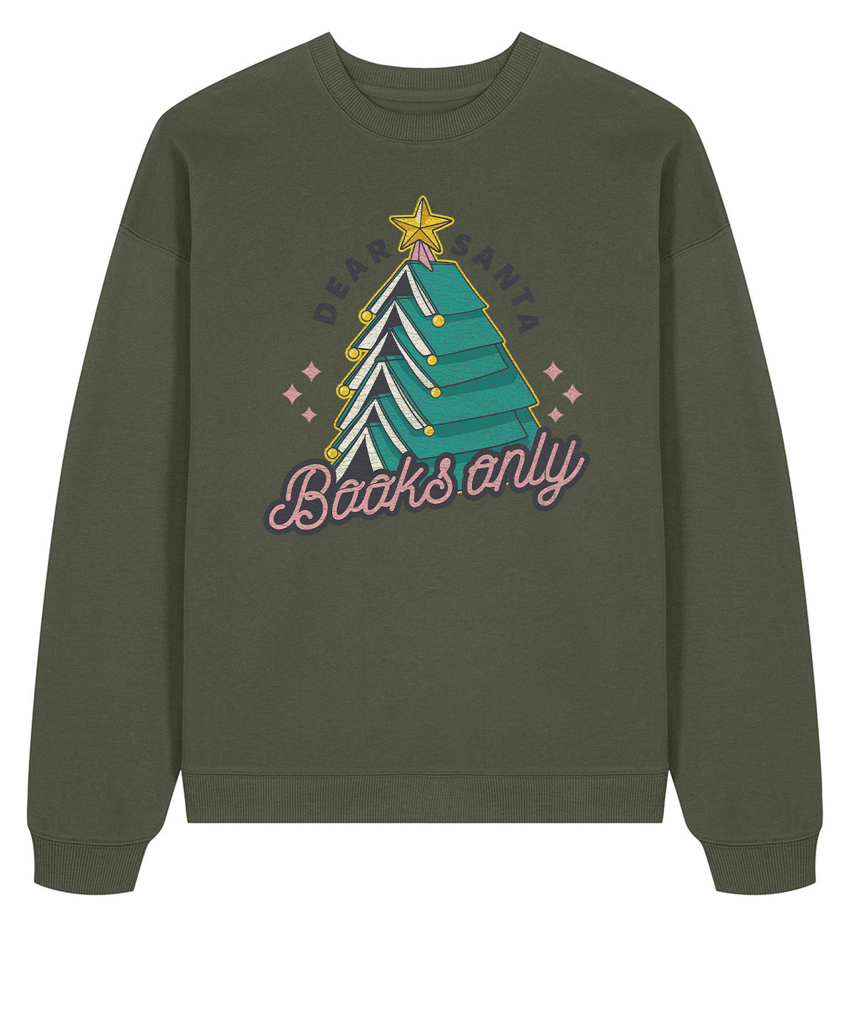 Dear Santa Books Only | Stanley Radder Sweatshirt