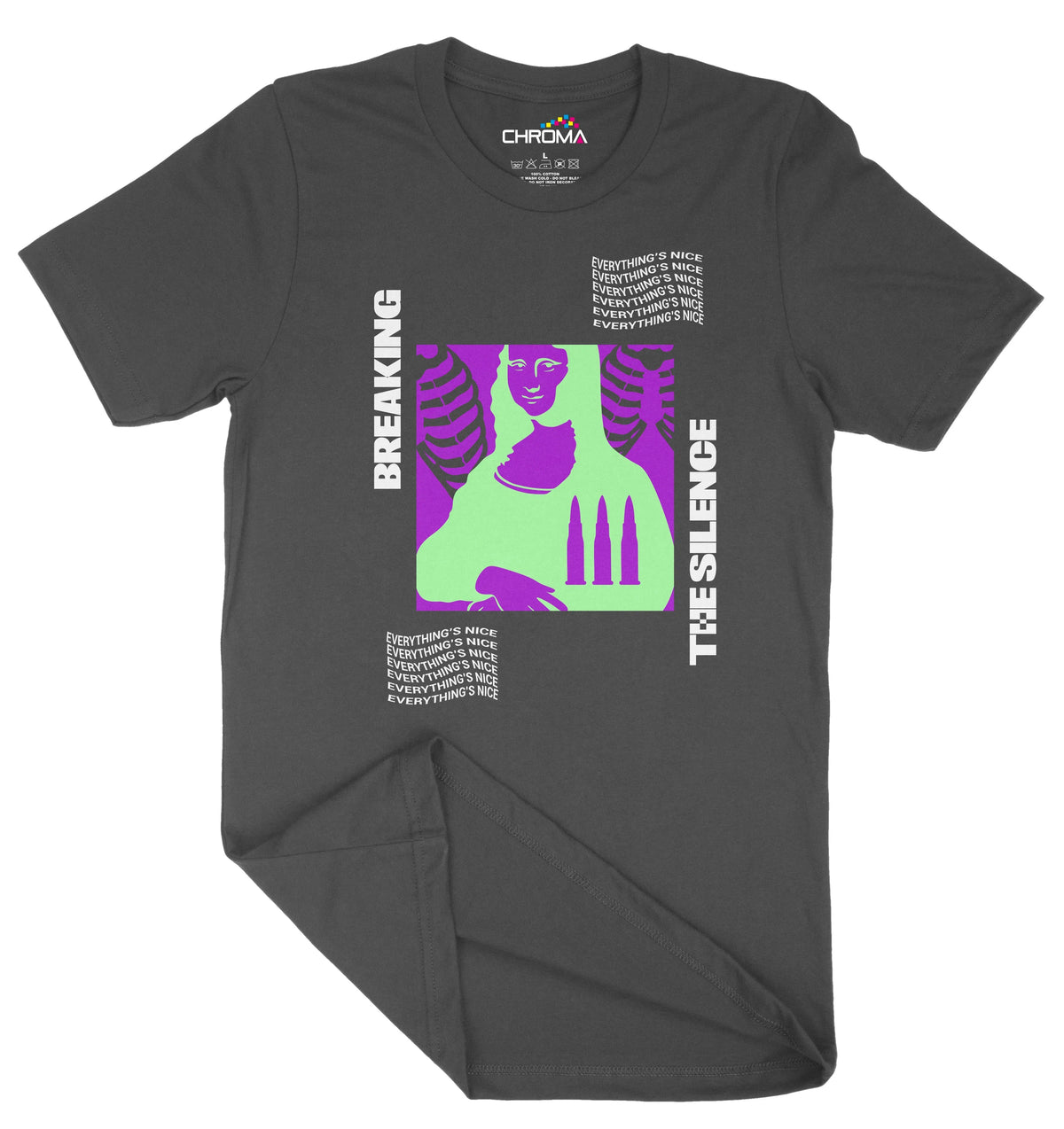 Breaking The Silence Unisex Adult T-Shirt | Premium Quality Streetwear Chroma Clothing