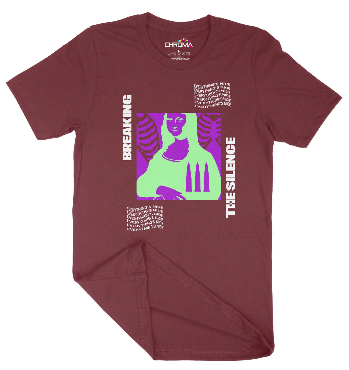 Breaking The Silence Unisex Adult T-Shirt | Premium Quality Streetwear Chroma Clothing