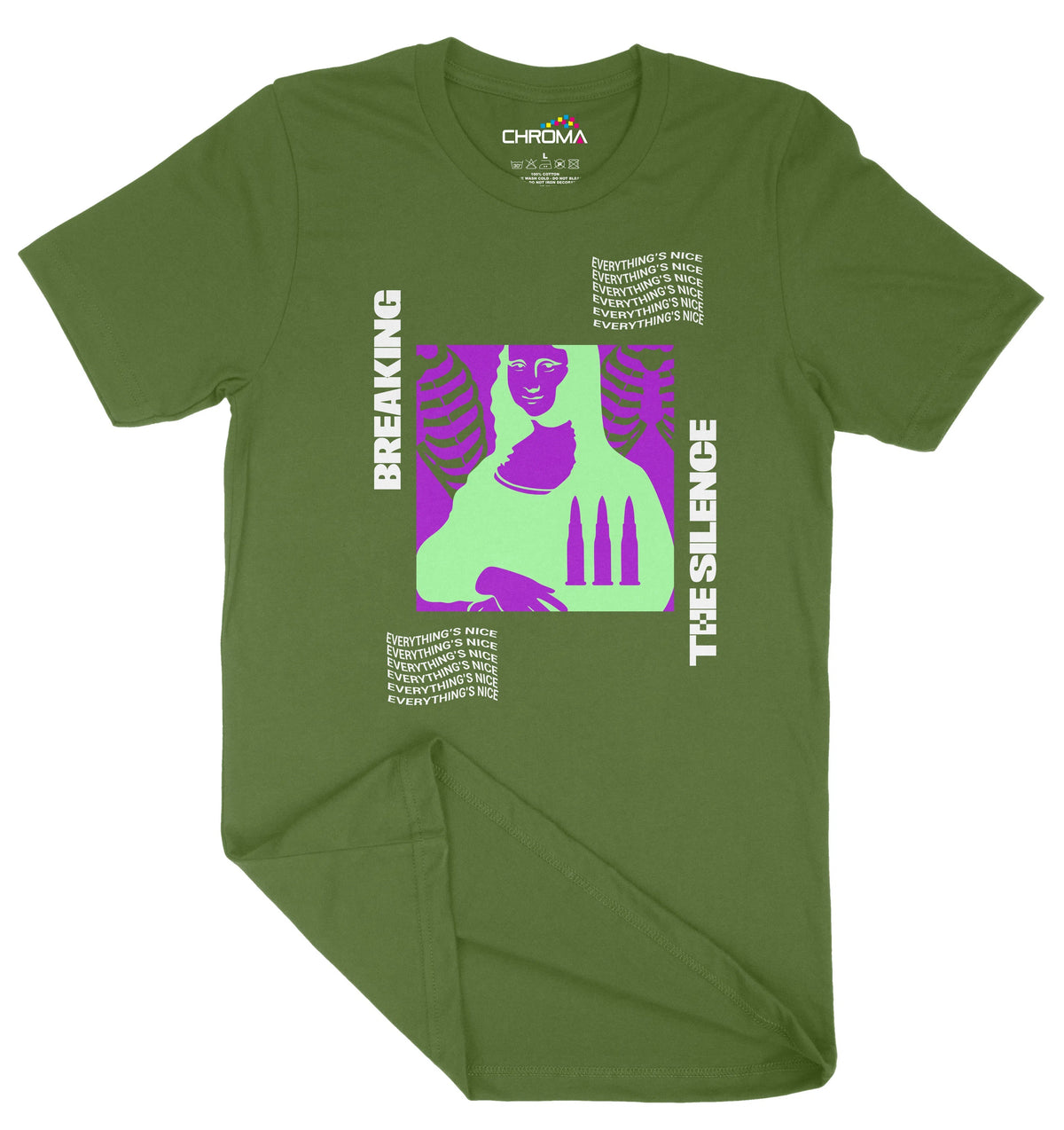 Breaking The Silence Unisex Adult T-Shirt | Premium Quality Streetwear Chroma Clothing
