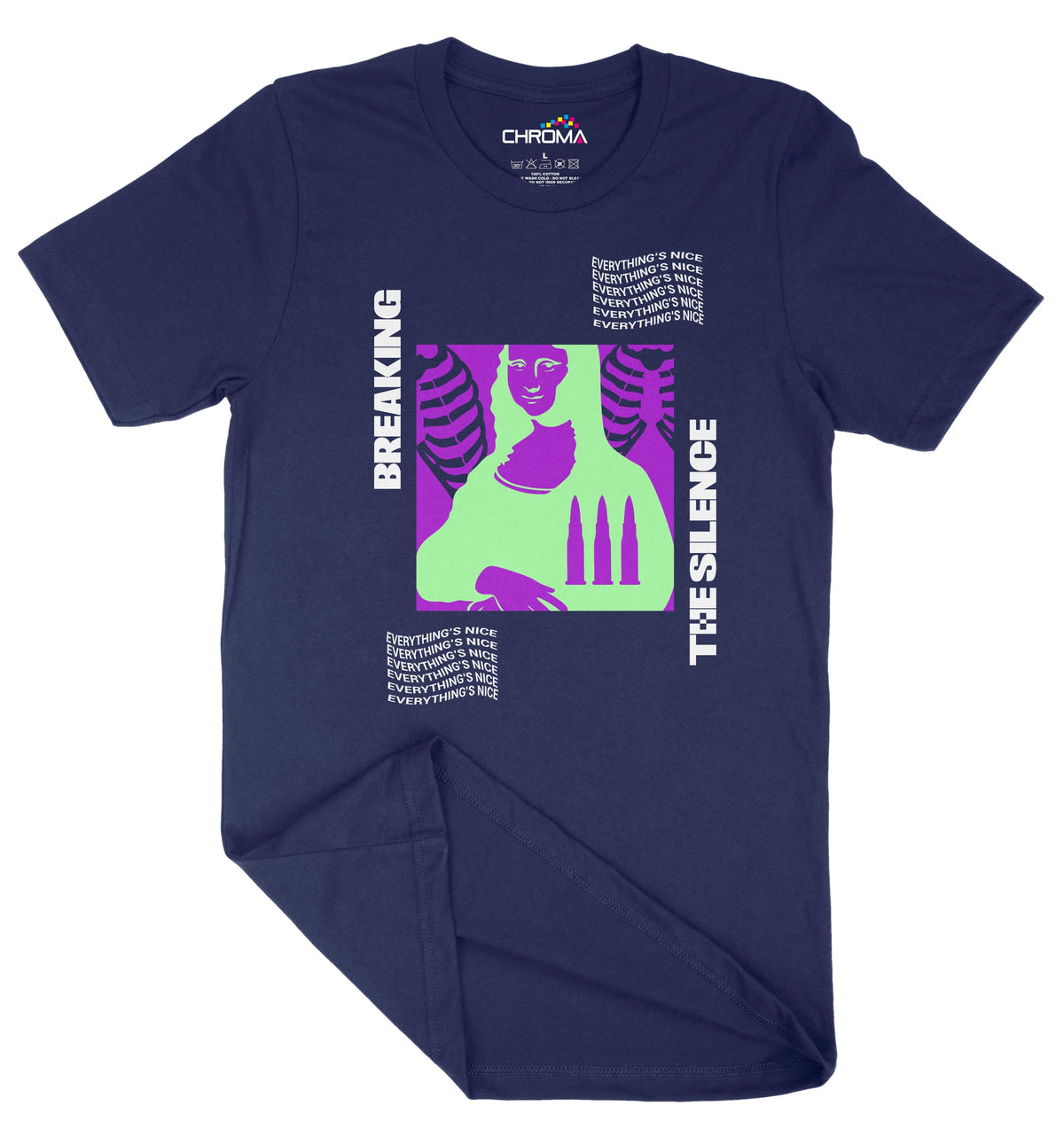 Breaking The Silence Unisex Adult T-Shirt | Premium Quality Streetwear Chroma Clothing