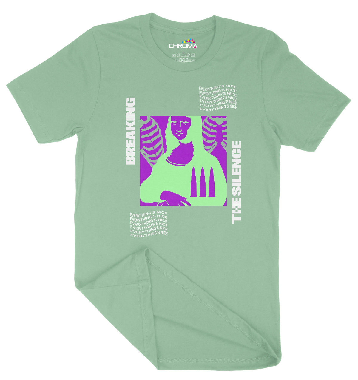 Breaking The Silence Unisex Adult T-Shirt | Premium Quality Streetwear Chroma Clothing
