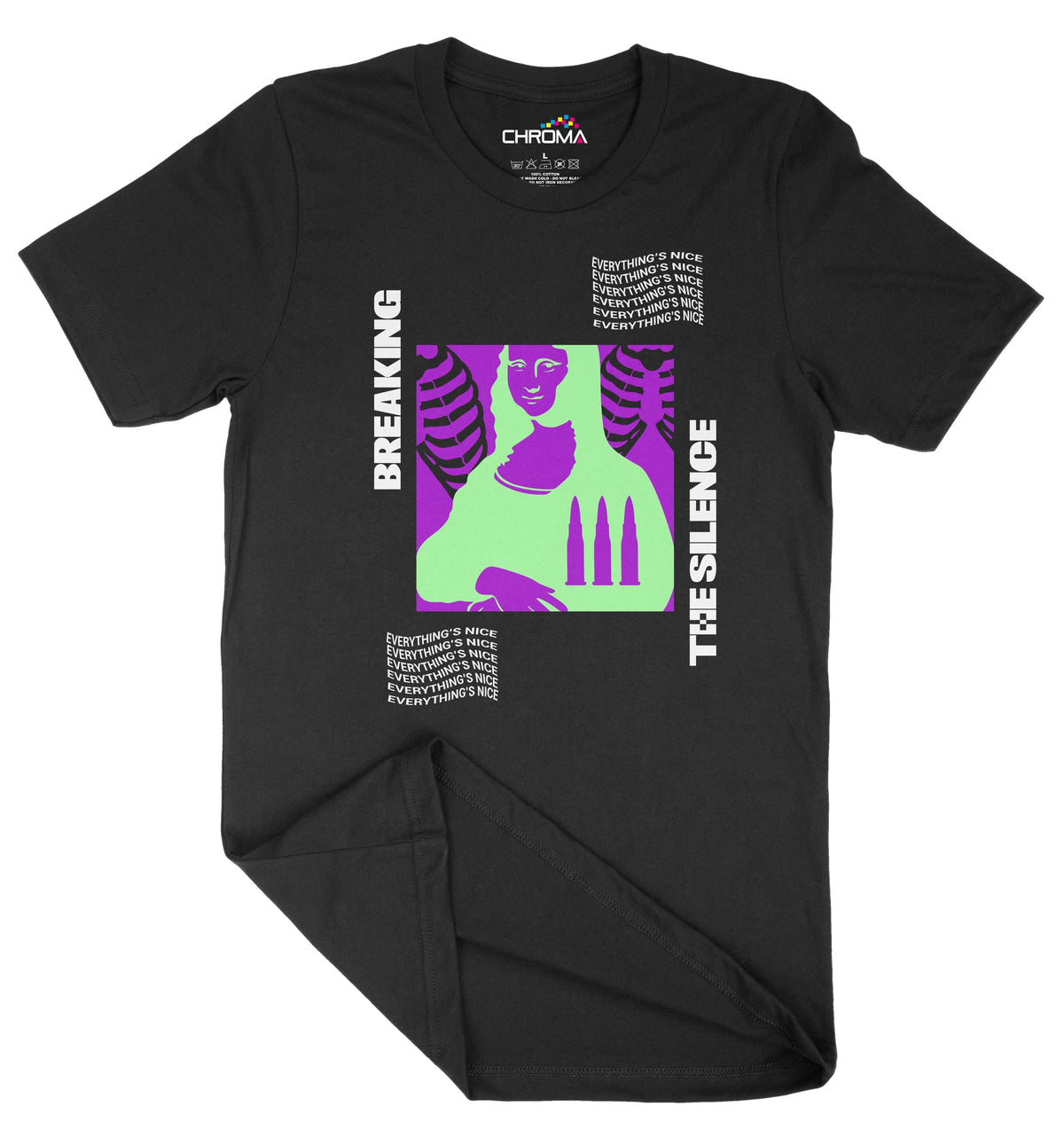 Breaking The Silence Unisex Adult T-Shirt | Premium Quality Streetwear Chroma Clothing
