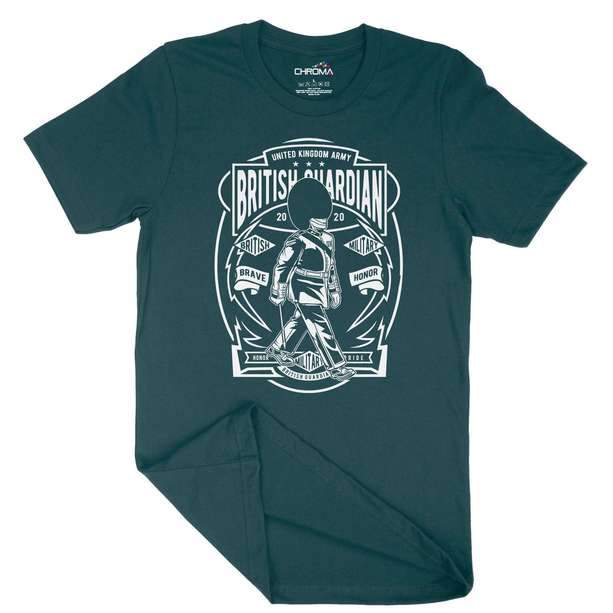 British Guardian | Vintage Adult T-Shirt | Classic Vintage Clothing Chroma Clothing