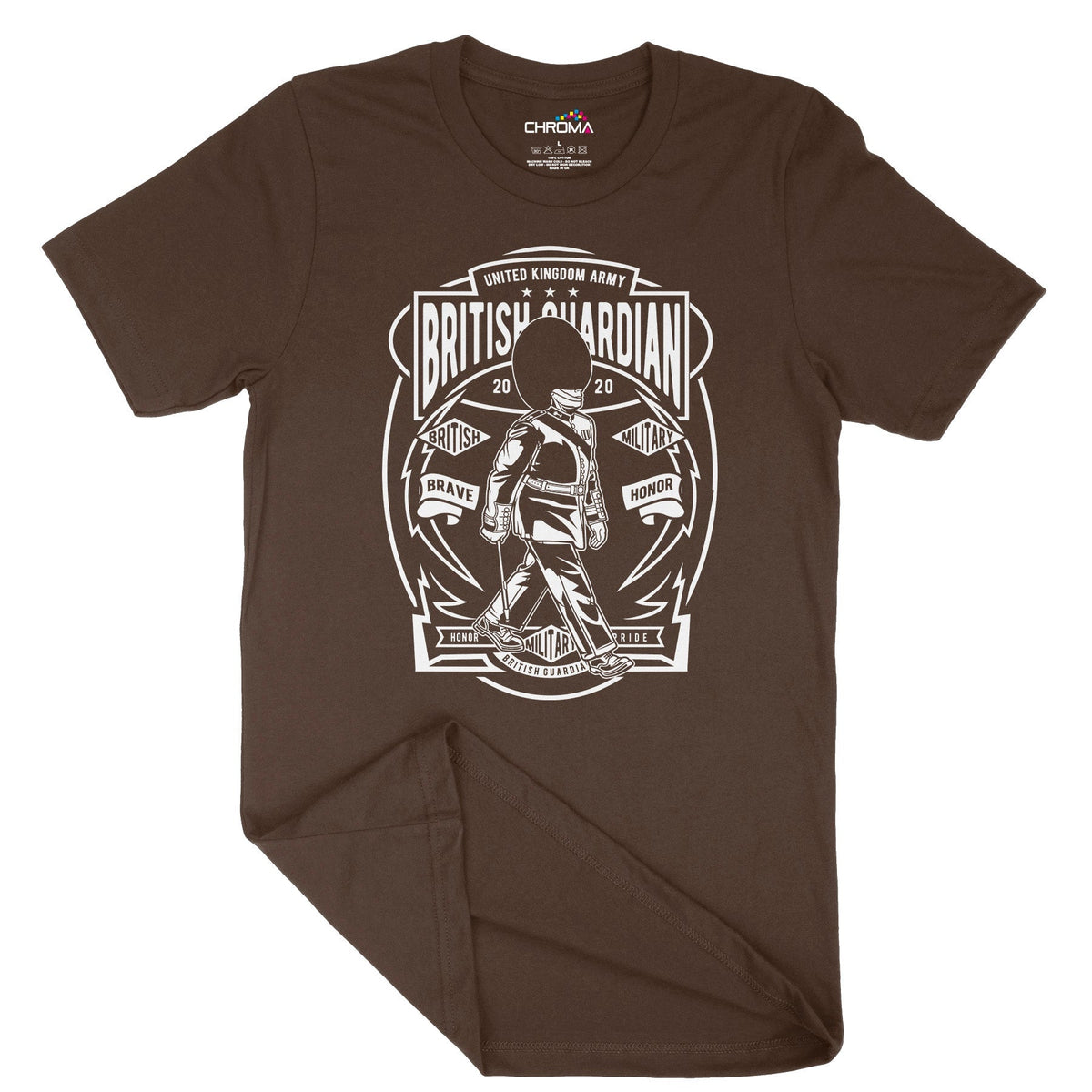 British Guardian | Vintage Adult T-Shirt | Classic Vintage Clothing Chroma Clothing
