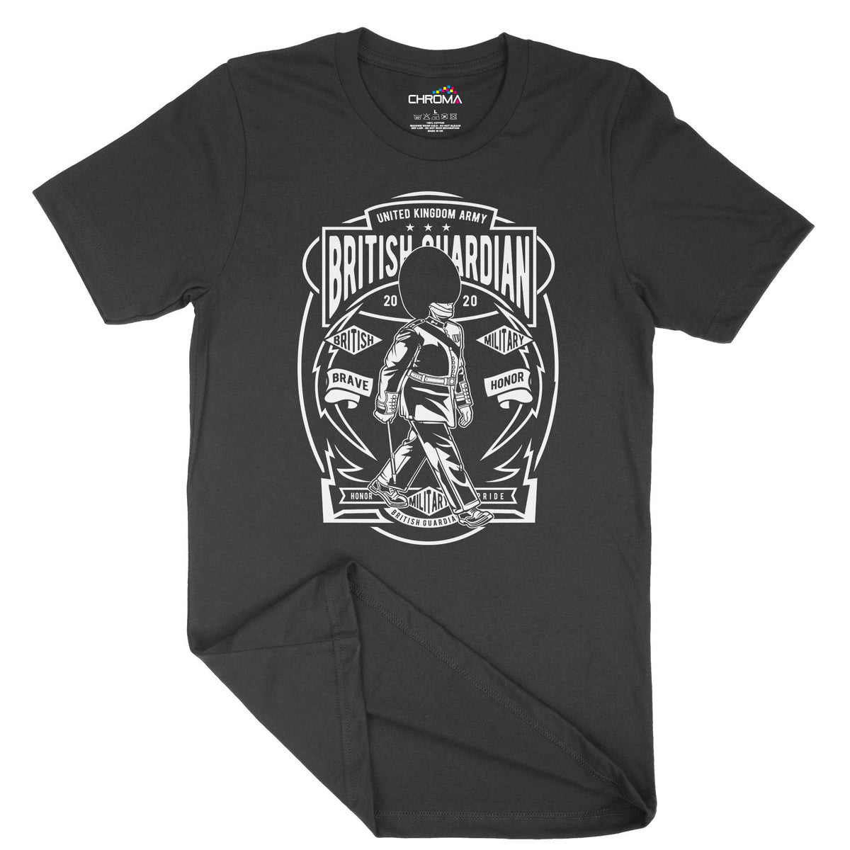 British Guardian | Vintage Adult T-Shirt | Classic Vintage Clothing Chroma Clothing
