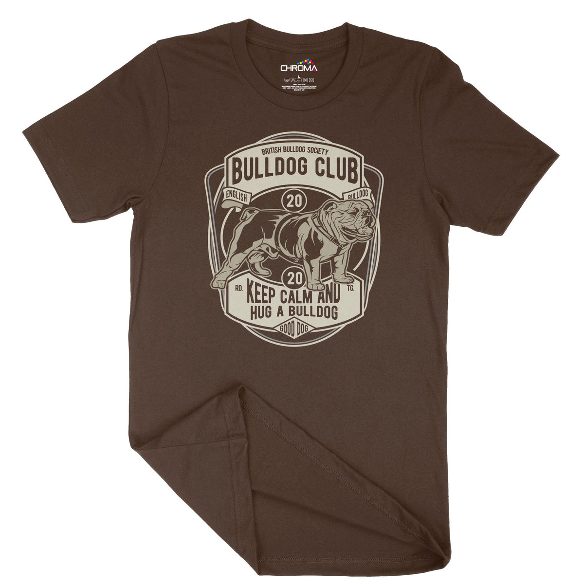 Bulldog Club | Vintage Adult T-Shirt | Classic Vintage Clothing Chroma Clothing
