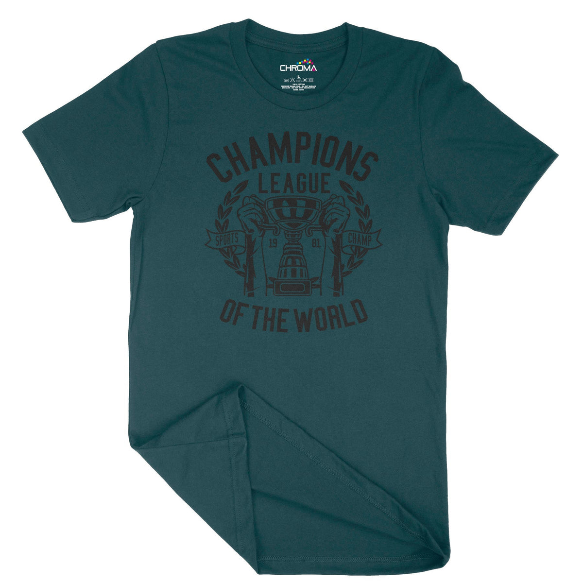 Champions League Of The World | Vintage Adult T-Shirt | Classic Vintag Chroma Clothing
