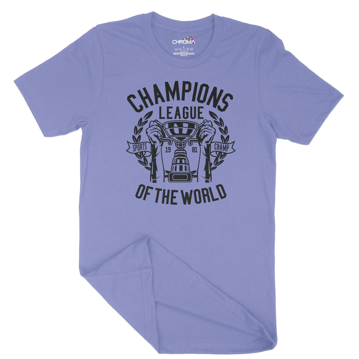 Champions League Of The World | Vintage Adult T-Shirt | Classic Vintag Chroma Clothing