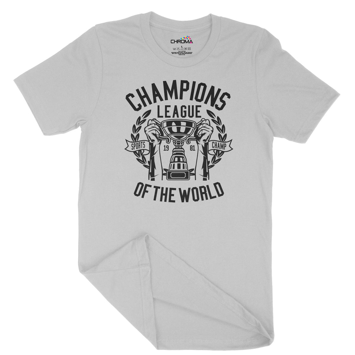 Champions League Of The World | Vintage Adult T-Shirt | Classic Vintag Chroma Clothing