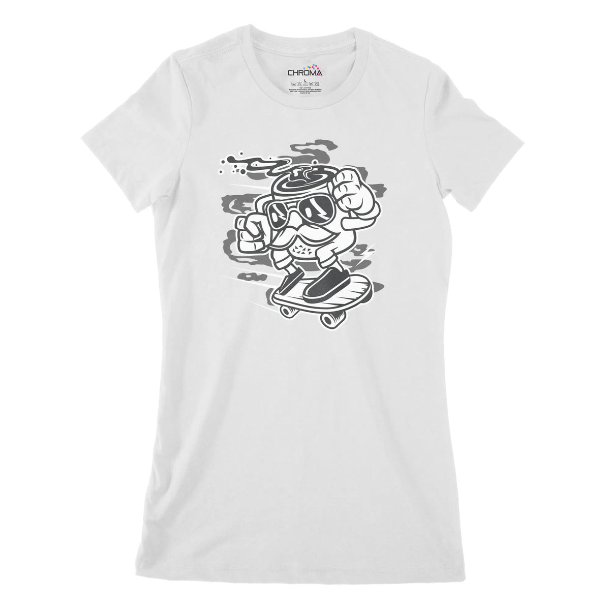 Coffee Dude Women's Classic Fitted T-Shirt Chroma Clothing