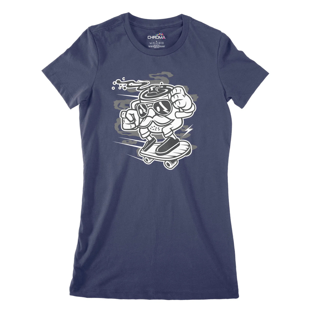 Coffee Dude Women's Classic Fitted T-Shirt Chroma Clothing