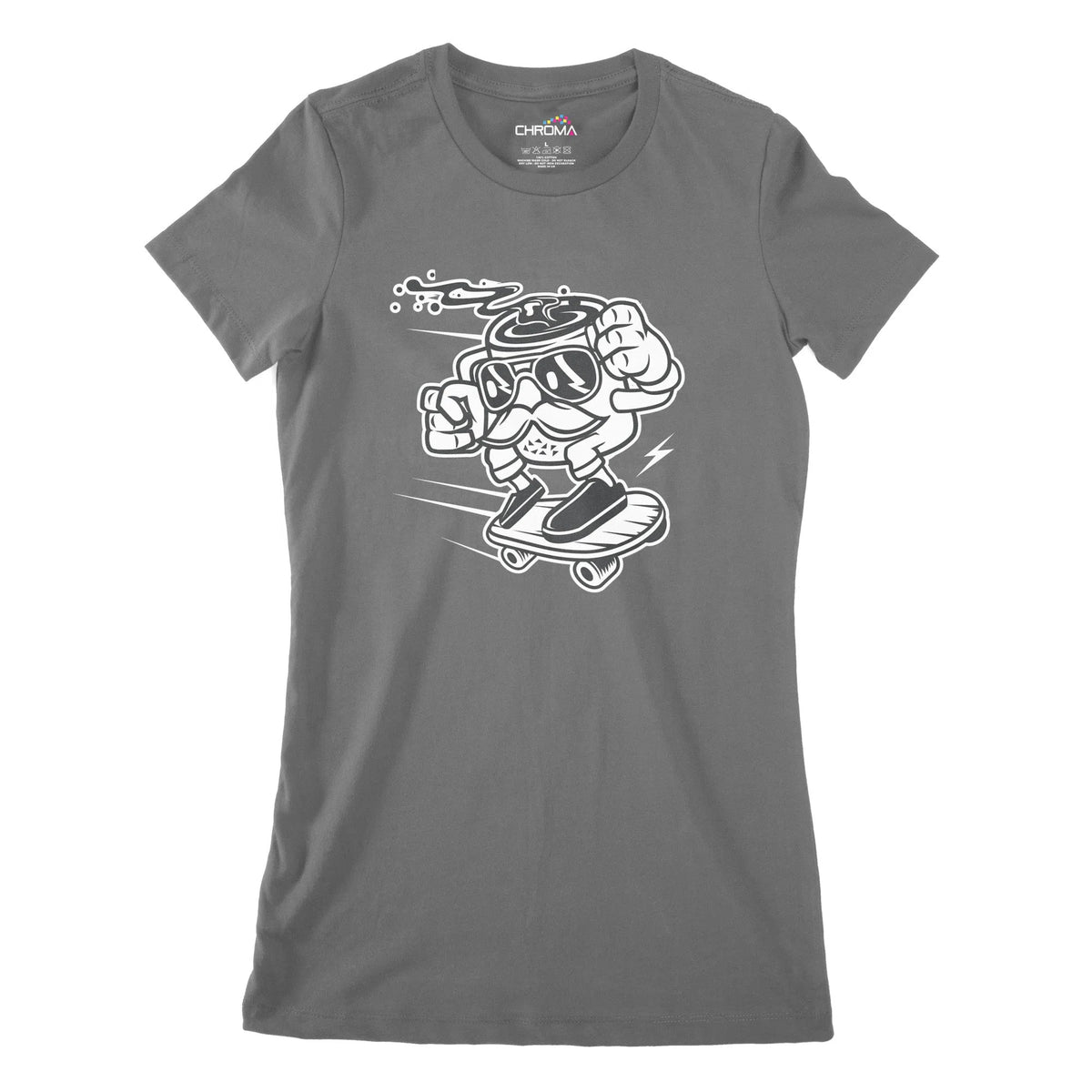 Coffee Dude Women's Classic Fitted T-Shirt Chroma Clothing